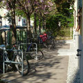 Vorzone mit Fahrradständern