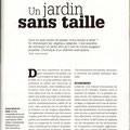 Article Jardin sans taille - Anne Lavorel - 4 saisons du jardin bio n°215