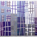 Häschtäg 4 (2019) - 144cm x 108cm - maschinengenäht und -gequiltet, handgefärbte Stoffe