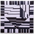 Square 2 (2018) - 71cm x 69cm - maschinengenäht und -gequiltet