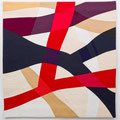 Verzweigt (2017) - 80cm x 82cm - maschinengenäht und -gequiltet