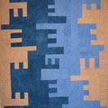 E - Study 9 (2006) - 62cm x 100cm - handgefärbte Stoffe, maschinengenäht und -gequiltet