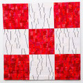 vier x vier x fünf x fünf (2013) - 93cm x 93cm - handgefärbte Stoffe, maschinengenäht und -gequiltet