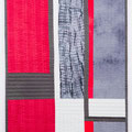 Opening 4 (2023) - 137cm x 83cm - maschinengenäht und -gequiltet, handgefärbte Stoffe