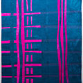 Drunder und Drüber 7 (2017) - 94cm x 103cm - handgefärbte Stoffe, maschinengenäht und -gequiltet