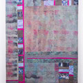 All square (2013) - 72cm x 137cm - handgefärbte Stoff, maschinengenäht und -gequiltet