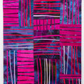 joy (2018) - 77cm x 59cm - maschinengenäht und -gequiltet, handgefärbte Stoffe
