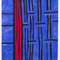 Drunder und Drüber 10 (2017) - 73cm x 90cm - maschinengenäht und -gequiltet, handgefärbte Stoffe