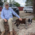 2022 01 29 Neil Plumridge and his old mate Millie were at the club for a bit of sport. 