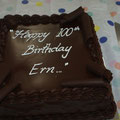 2021 07 31 Ernie's birthday cake. Can it be that chocolate the secret to his longevity?
