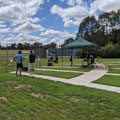 2021 12 09 Graham Coyle and his team set up a three trap three shooter mini Sporting Clays layout for the Cathedral college students.