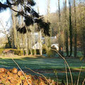 erste Ansicht des Ferienhauses im Winter