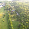 Luftaufnahme vom Domaine de Joreau, Gennes-Val de Loire