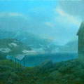 Der Gebirgssee (Lake in the Mountains), 100x120cm