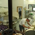 Also designed into the building, the creamery for Leelanau Cheese, some of the best raclette cheese in the world from John and Anne Hoyt.