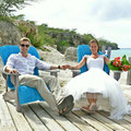 Strandhochzeit auf Curacao in der Karibik