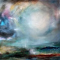 stürmische zeiten II - Öl auf LW -80 x 80cm