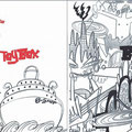 ロックバンド【B-SHOP】CDアルバム『TOY BOX』ジャケットとクレジット面　：Singing-high Records