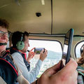 Elite Flights, AS 350 B2 Ecureuil, HB-ZPF, Rundflugtag Gewerbeausstellung UNDOB 2019, Obersiggenthal, Happy Passengers