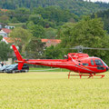 Elite Flights, AS 350 B2 Ecureuil, HB-ZPF, Rundflugtag Gewerbeausstellung UNDOB 2019, Obersiggenthal, on ground