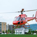 Elite Flights, AS 350 B2 Ecureuil, HB-ZPF, Rundflugtag Gewerbeausstellung UNDOB 2019, Obersiggenthal, Take Off