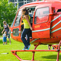 AS350 B2 Ecureuil, HB-ZPF, Rundflugtage Burgdorf, BUGA 2018, Posing