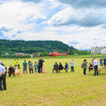 Elite Flights, AS 350 B2 Ecureuil, HB-ZPF, Rundflugtag Gewerbeausstellung UNDOB 2019, Obersiggenthal, Landung