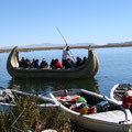 Mit dem Schilfboot auf dem Titicacasee