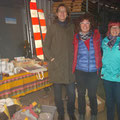 Unsere fleißigen Helfer: Sylvie, Sandra und Antje