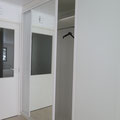 Wardrobe with gliding doors/mirrors