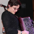 Gros plan sur Karine en plein tango