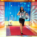 Karine sur le plateau de Pascal Sevran (France 2)