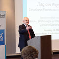 Egon Jüttner beim "Tag des Eigentums" von Haus & Grund Mannheim am 15. März 2014. Bilder (c) Klaus Hecke