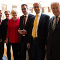 Egon Jüttner mit Bundesminister Dr. Gerd Müller und den Kollegen der Arbeitsgruppe Menschenrechte und Humanitäre Hilfe