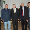 Egon Jüttner beim Starkbieranstich der CDU-Sandhofen mit Ministerpräsident a.D. Erwin Teufel