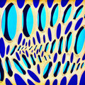 Trq Blu Blk/ 190 x 200 cm/ Acrylic/ Canvas, Linen
