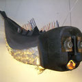 Schubbenvis 150x50x35cm