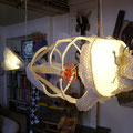 Grote graten vis 125x50x35cm
