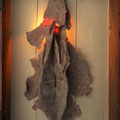 Erosie 43x61x15cm lichtobject aan de wand 