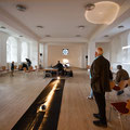 multi channel inter media room installation and performance at Essen Piece Church - photo: Olaf Ziegler