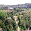 Hängeseilbrücke über der Rappbode Talsperre