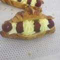 Croissant lunch garni pâtissière citron  et fraises ou framboises