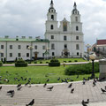  Minsk - La cathédrale du Saint-Esprit où sera célébré le mariage.