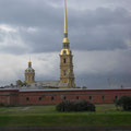 St Petersbourg - La forteresse St Pierre-St Paul.