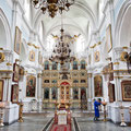 Minsk - L'iconostase, richement décoré.