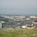 Hanstholm - le port vue de la colline.