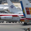 In Zürich mit einer Airbus A319 im Vordergrund/Courtesy: NicolasG