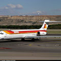 Die MD-87 EC-EXF in Madrid/Courtesy: Javier F. Bobadilla