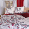 E / Paisley rot bis Grösse 160x210cm