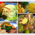 神戸「東光」にて森田空美着付け教室の忘年会。伊勢海老のサラダ・クラゲのあえもの。蒸し鶏・叉焼・等々、豪華な前菜です。